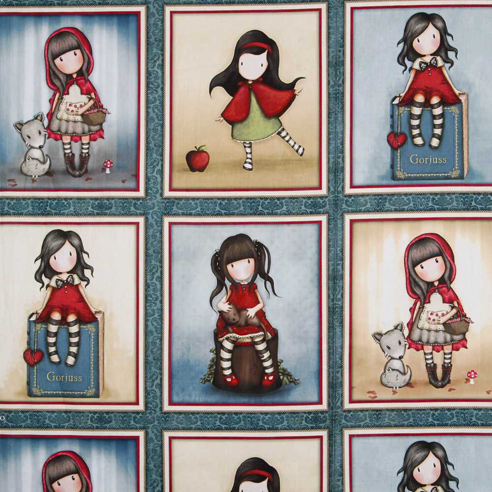 Panel Gorjuss My Story Aquamarine 61cm - Ribes y Casals