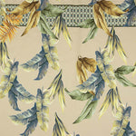 Panel Satén Algodón Hojas 110x140 cm. - Ribes y Casals