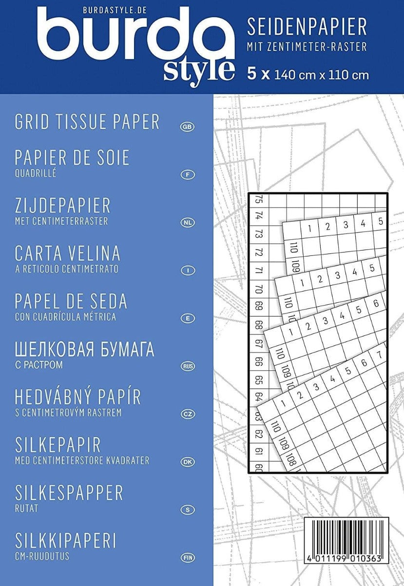 Burda Grid Tissue Paper - Ribes y Casals