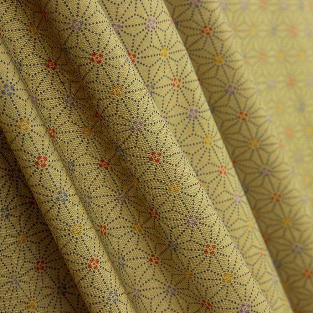 Cotton Patchwork 3D Doré Stars - Ribes y Casals