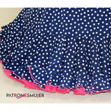 Flamenco Dress Pattern Nejas Girl - Ribes y Casals