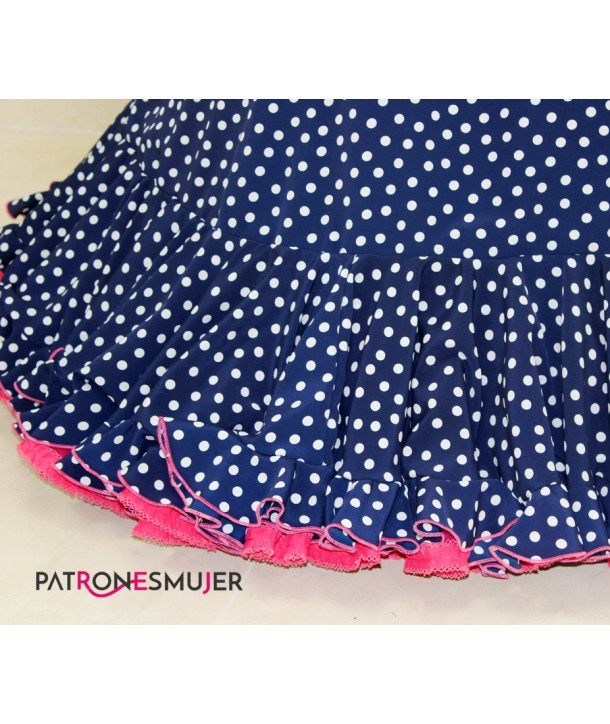 Flamenco Dress Pattern Nejas Girl - Ribes y Casals