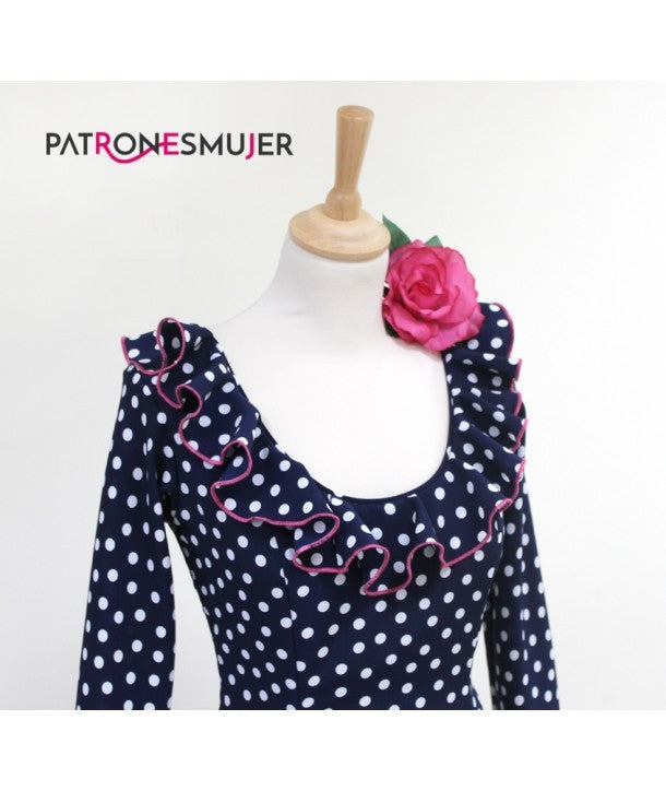 Flamenco Dress Pattern Nejas Girl - Ribes y Casals