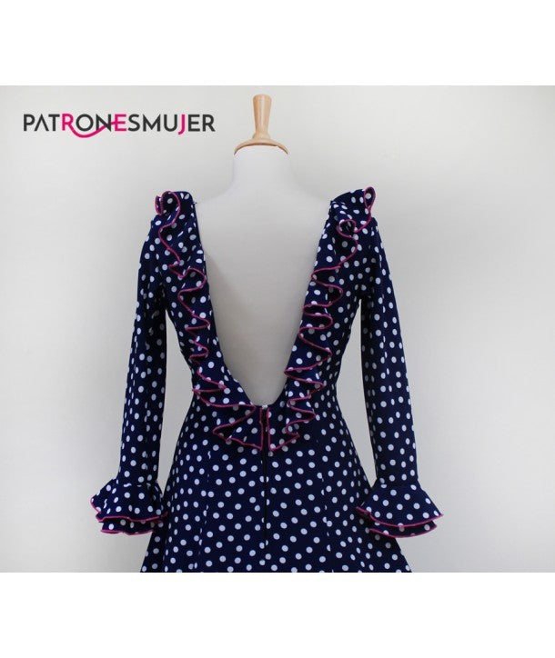 Flamenco Dress Pattern Nejas Girl - Ribes y Casals