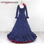 Flamenco Dress Pattern Nejas Girl - Ribes y Casals