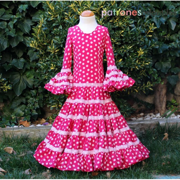 Flamenco Dress Pattern Canastero Girl - Ribes y Casals