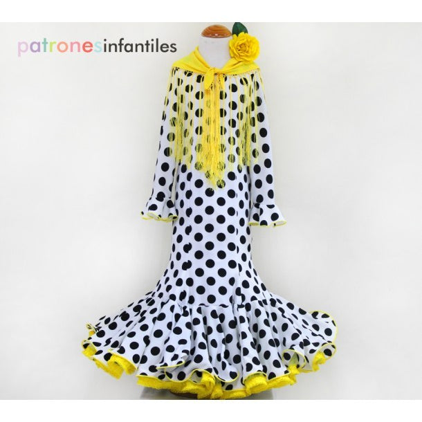 Flamenco Dress Pattern Nejas Women - Ribes y Casals