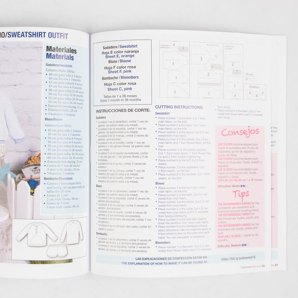 Patterns Magazine Nº13 Baby Fashion - Ribes y Casals
