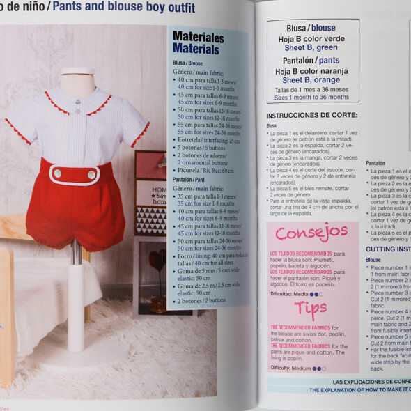 Sewing Patterns Magazine For Babies Nº10 - Ribes y Casals