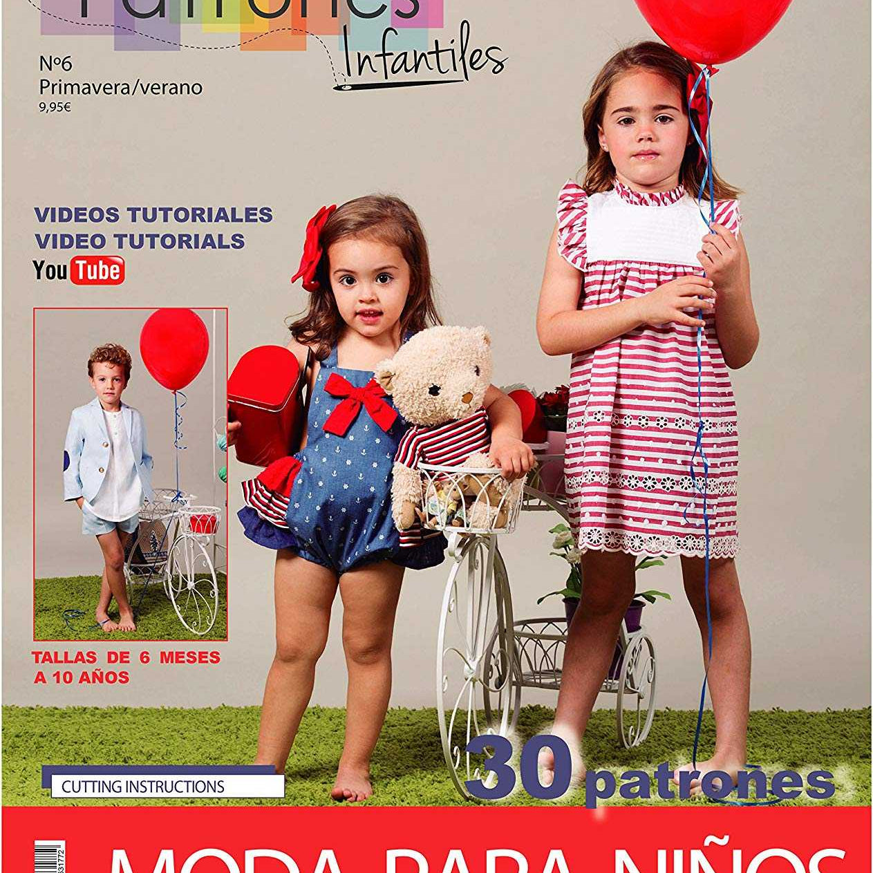 Magazine Sewing Patterns For Children N ° 6 - Ribes y Casals