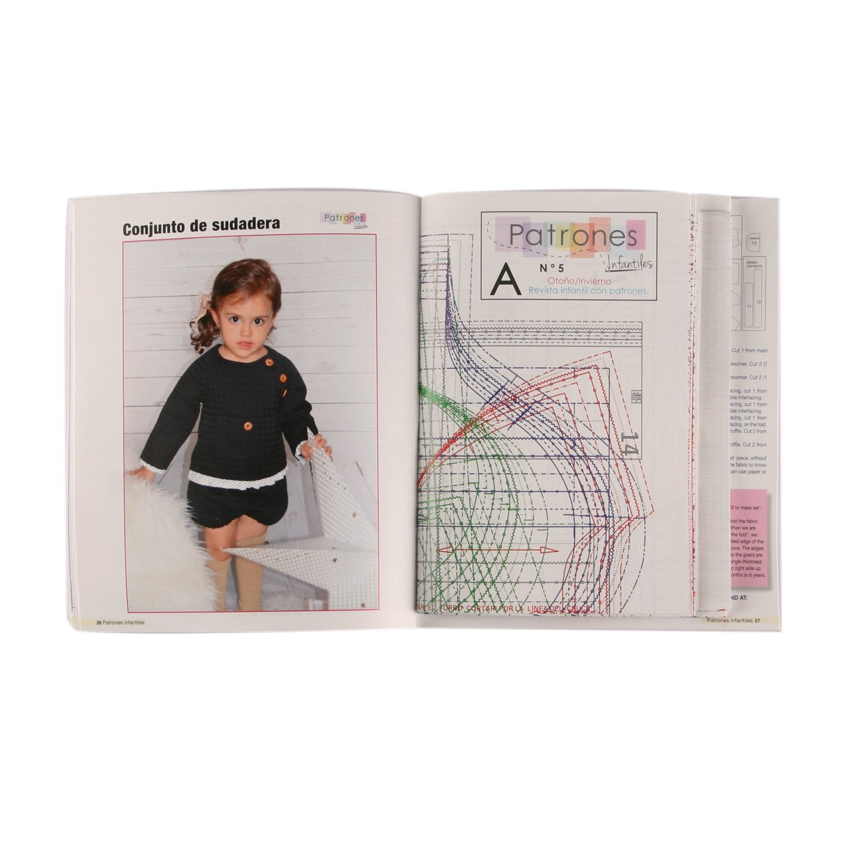 Magazine Sewing Patterns For Children Nº5 - Ribes y Casals