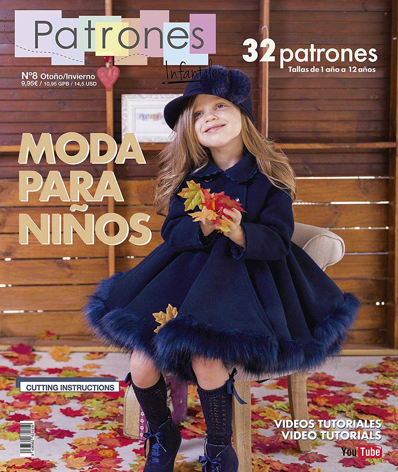 N8 Kid&#39;s Sewing Pattern Magazine - Ribes y Casals