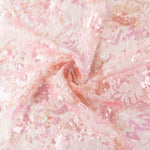 Light Pink Splash Sequin Embroidered Tulle - Ribes y Casals