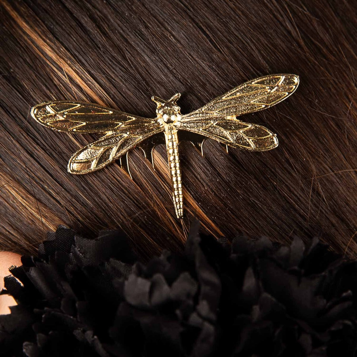 Gold Flamenco Hair Comb – Dragonfly Design - Ribes y Casals