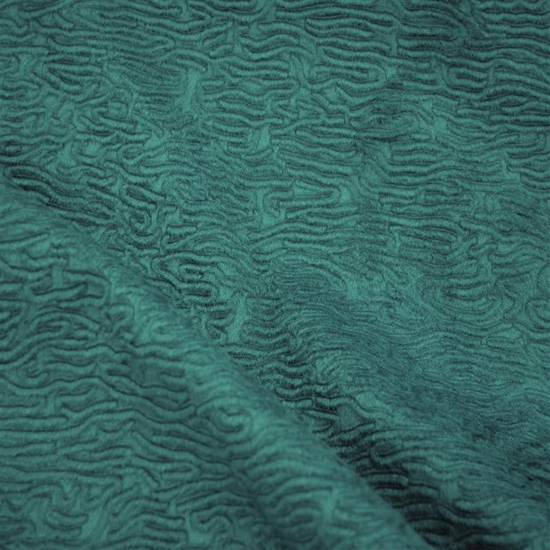 Hair fabric Astrakhan Synthetic Green - Ribes y Casals