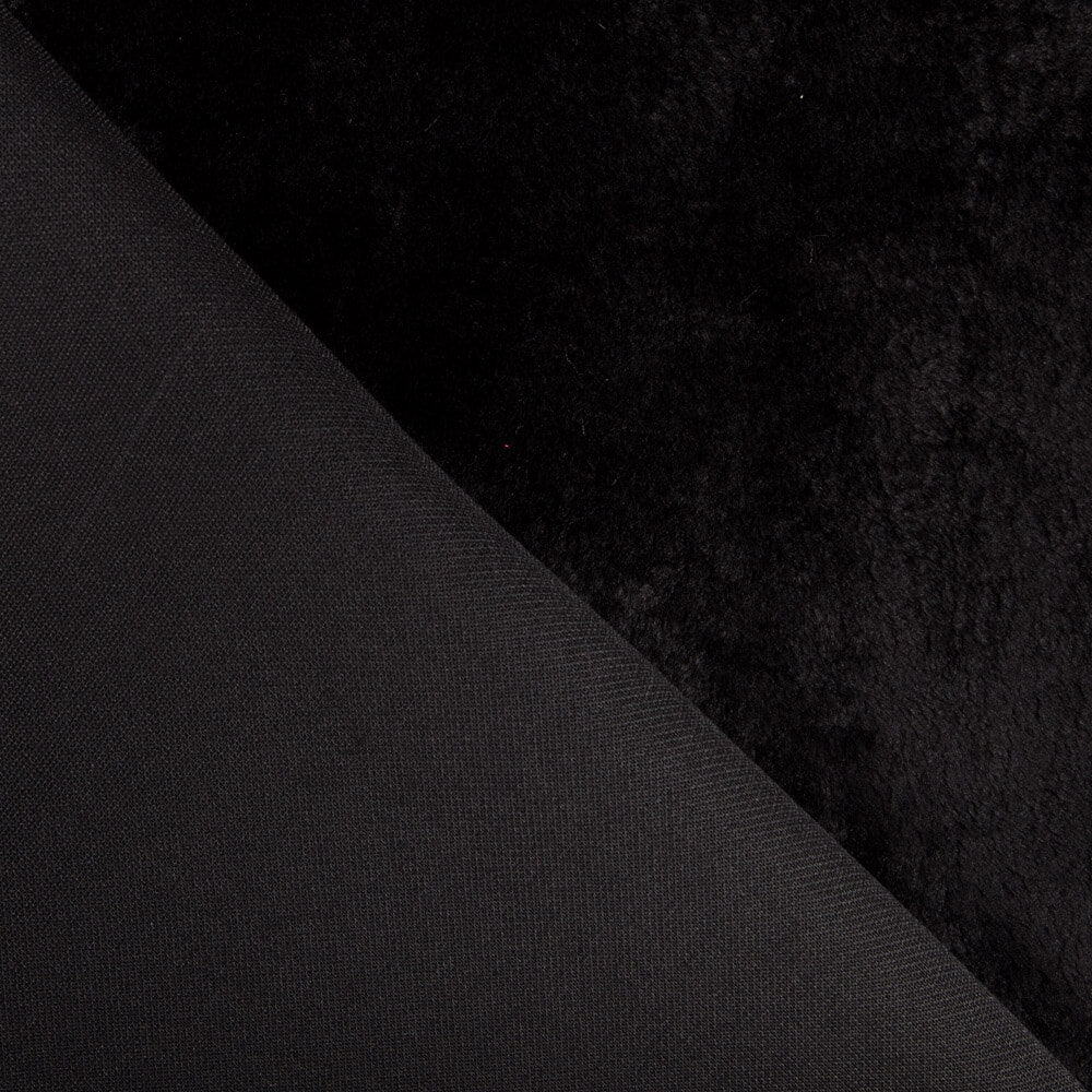 Shiny Faux Fur Black - Ribes y Casals