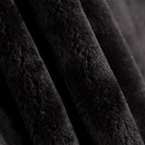 Shiny Faux Fur Black - Ribes y Casals