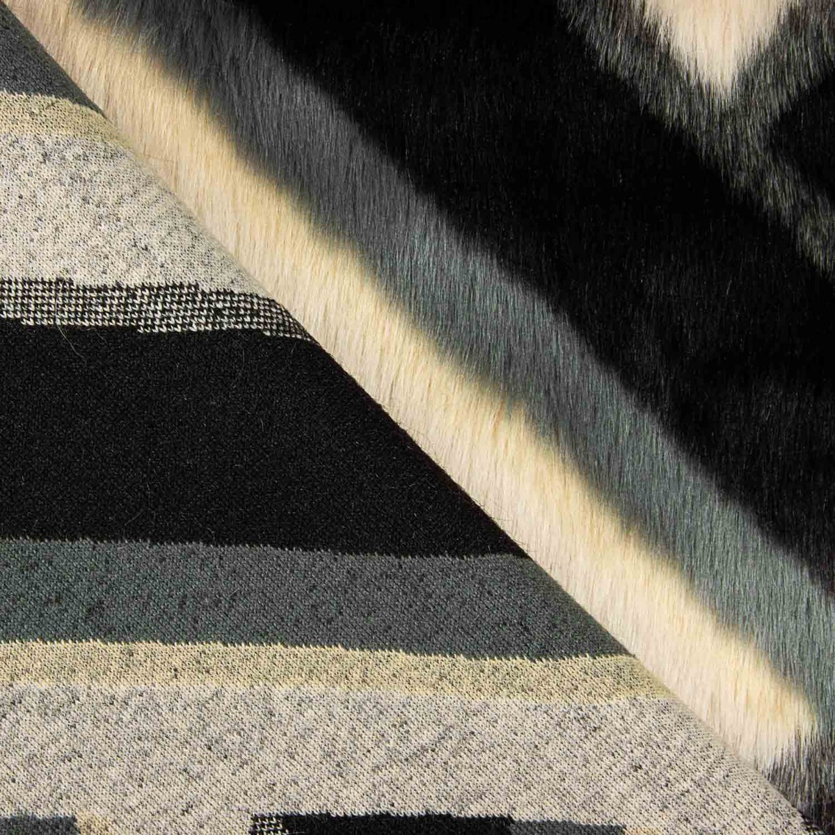 Zigzag Stripes Printed Hair - Ribes y Casals