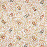 Printed Cotton Percale – Matryoshkas y Flowers - Ribes y Casals