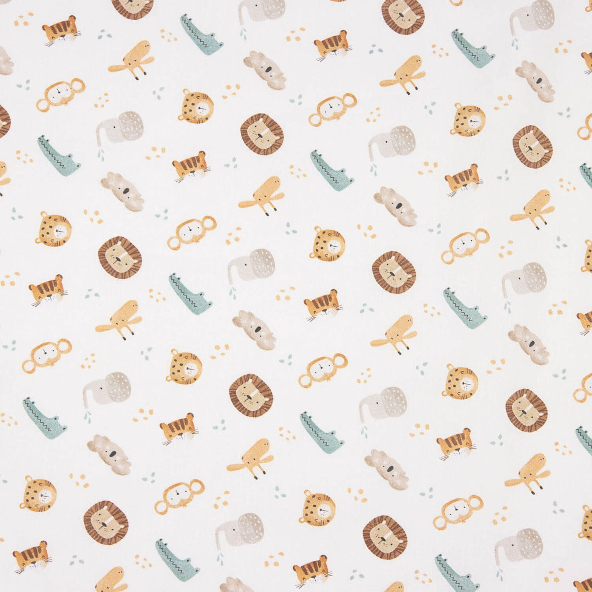 Children’s Cotton Percale – Jungle Animals - Ribes y Casals