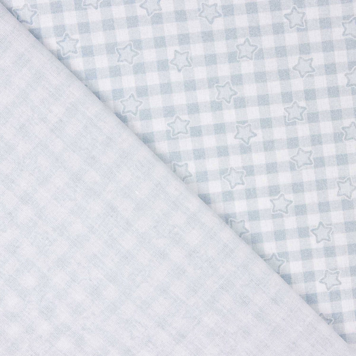 Children’s Cotton Percale – Vichy Checks y Stars - Ribes y Casals