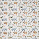 Multicoloured Wild Safari Printed Percale - Ribes y Casals