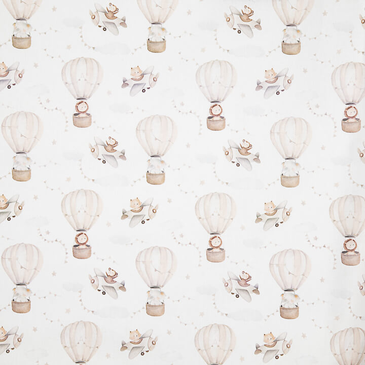 Beige Printed Percale with Small Aviators - Ribes y Casals