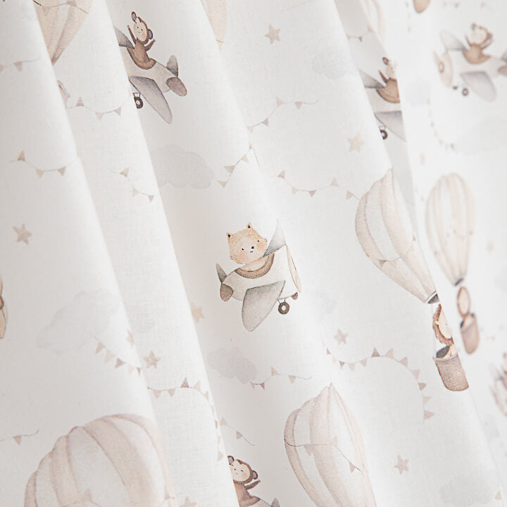 Beige Printed Percale with Small Aviators - Ribes y Casals
