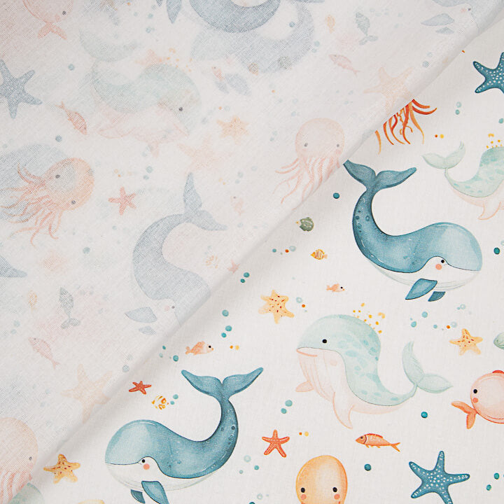 Printed Percale: Adventures in the Blue Sea - Ribes y Casals