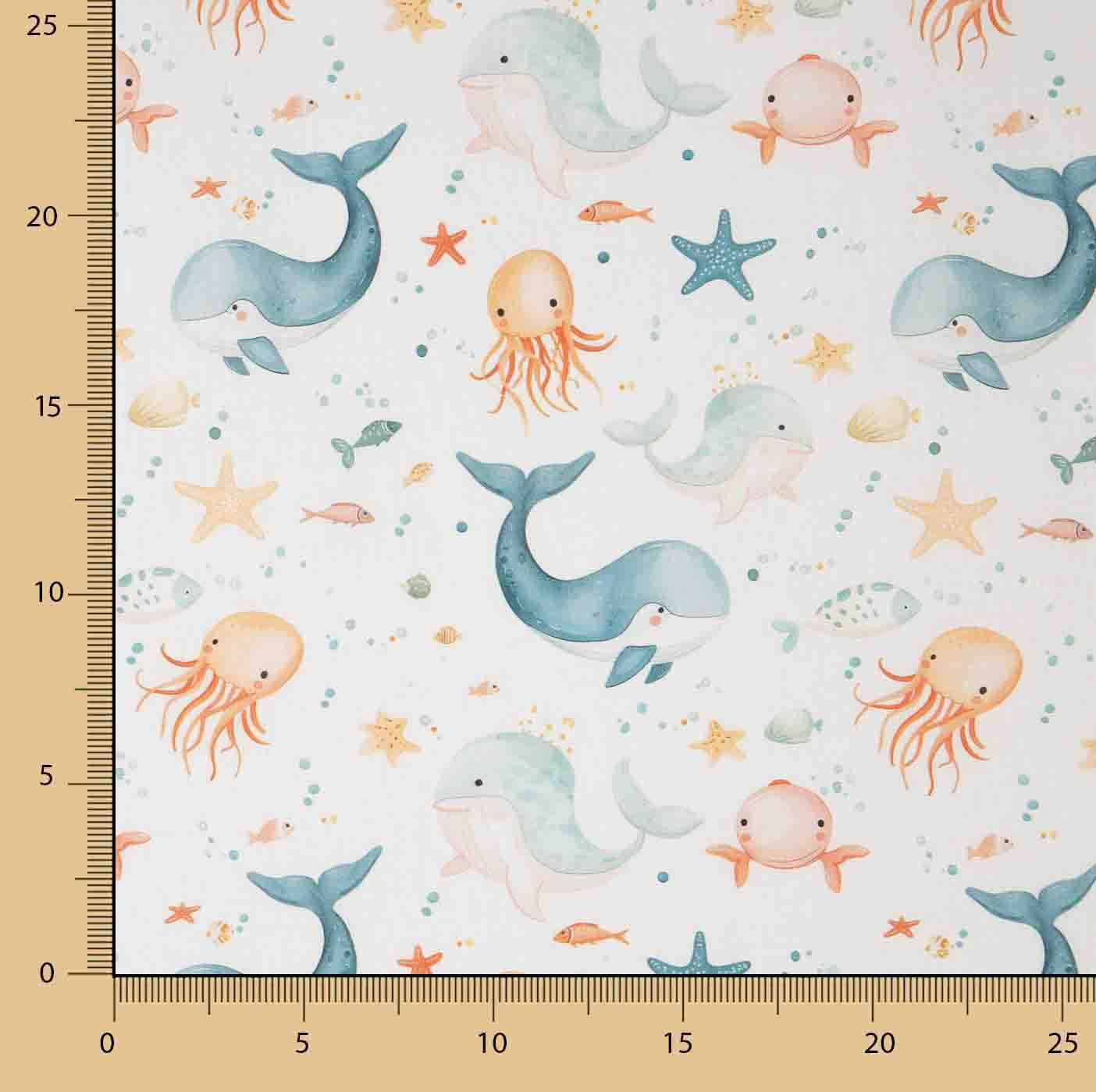 Printed Percale: Adventures in the Blue Sea - Ribes y Casals