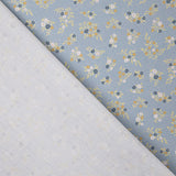 Blue Meadow Sweet Printed Percale - Ribes y Casals