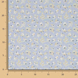 Blue Meadow Sweet Printed Percale - Ribes y Casals