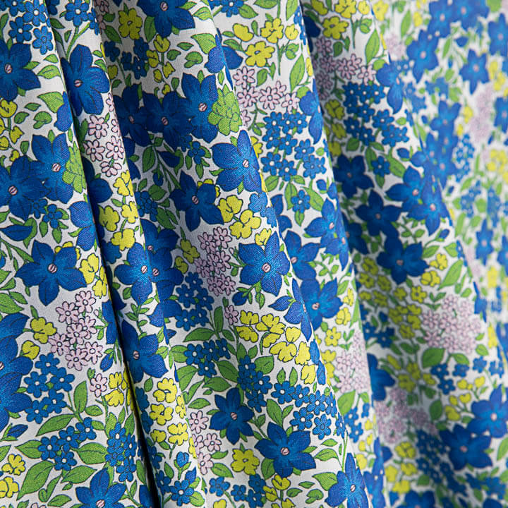 Klein Blue Garden Printed Percale - Ribes y Casals