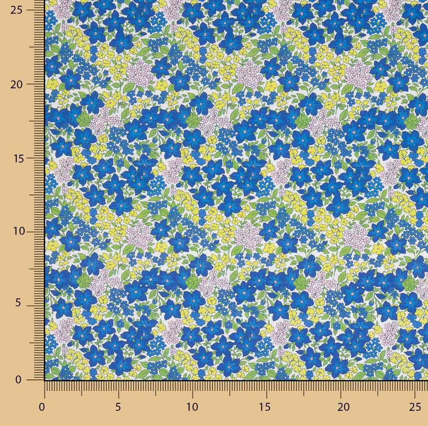 Klein Blue Garden Printed Percale - Ribes y Casals