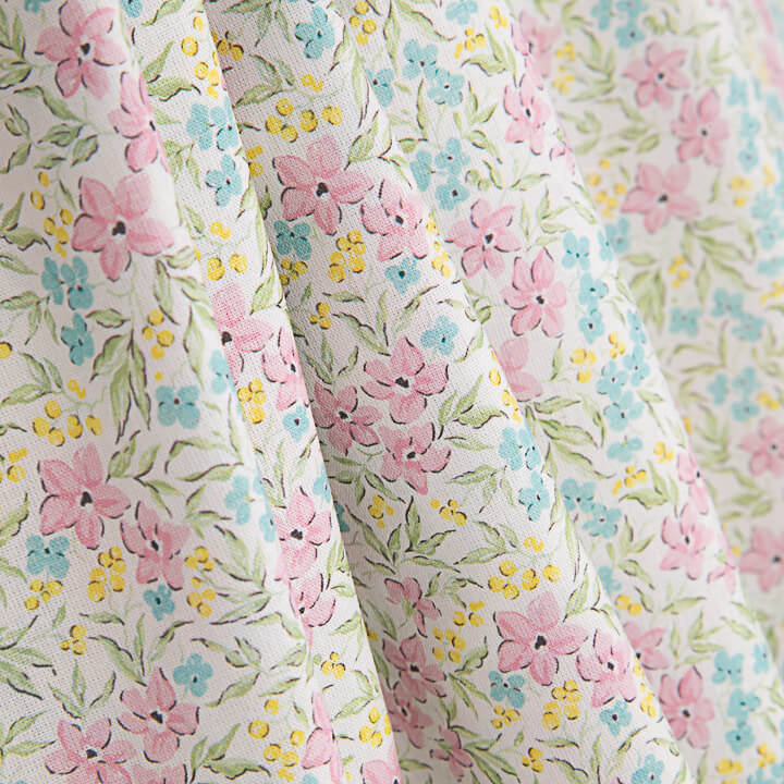 Pastel Watercolour Print Garden Printed Percale - Ribes y Casals
