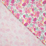 Pink ‘Garden of Roses’ Printed Percale - Ribes y Casals
