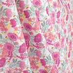 Pink ‘Garden of Roses’ Printed Percale - Ribes y Casals