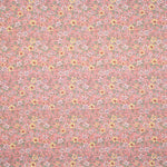 Coral ‘Wild Garden’ Printed Percale - Ribes y Casals