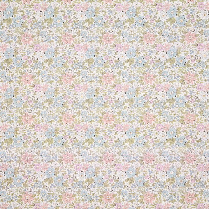 Romantic Pastel Garden Printed Percale - Ribes y Casals