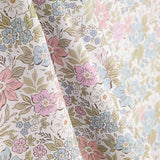 Romantic Pastel Garden Printed Percale - Ribes y Casals