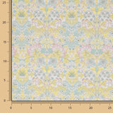 Pastel Yellow ‘Garden of Versailles’ Printed Percale - Ribes y Casals