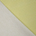 Lime-coloured Printed Percale Mini Polka Dots - Ribes y Casals