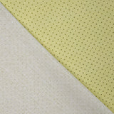 Lime-coloured Printed Percale Mini Polka Dots - Ribes y Casals