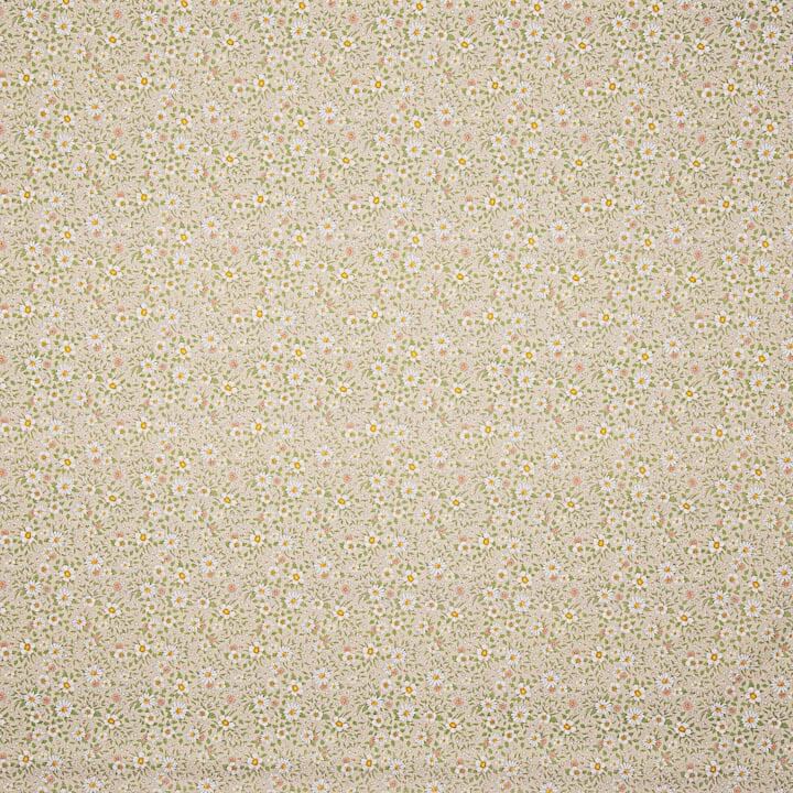 Beige Spring Daisies Printed Percale - Ribes y Casals