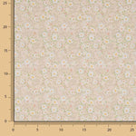Beige Spring Daisies Printed Percale - Ribes y Casals