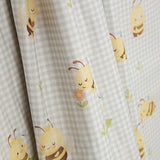 Beige ‘Sweet Little Bees’ Printed Percale - Ribes y Casals