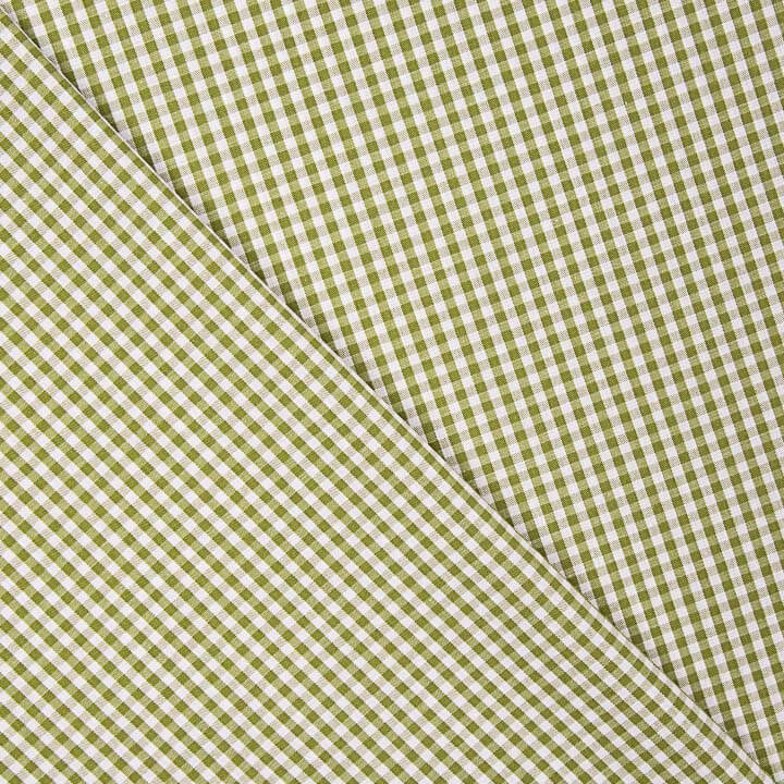 Olive Mini Gingham Percale - Ribes y Casals