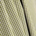 Olive Mini Gingham Percale - Ribes y Casals