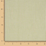 Olive Mini Gingham Percale - Ribes y Casals