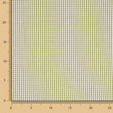 Olive Mini Gingham Percale - Ribes y Casals